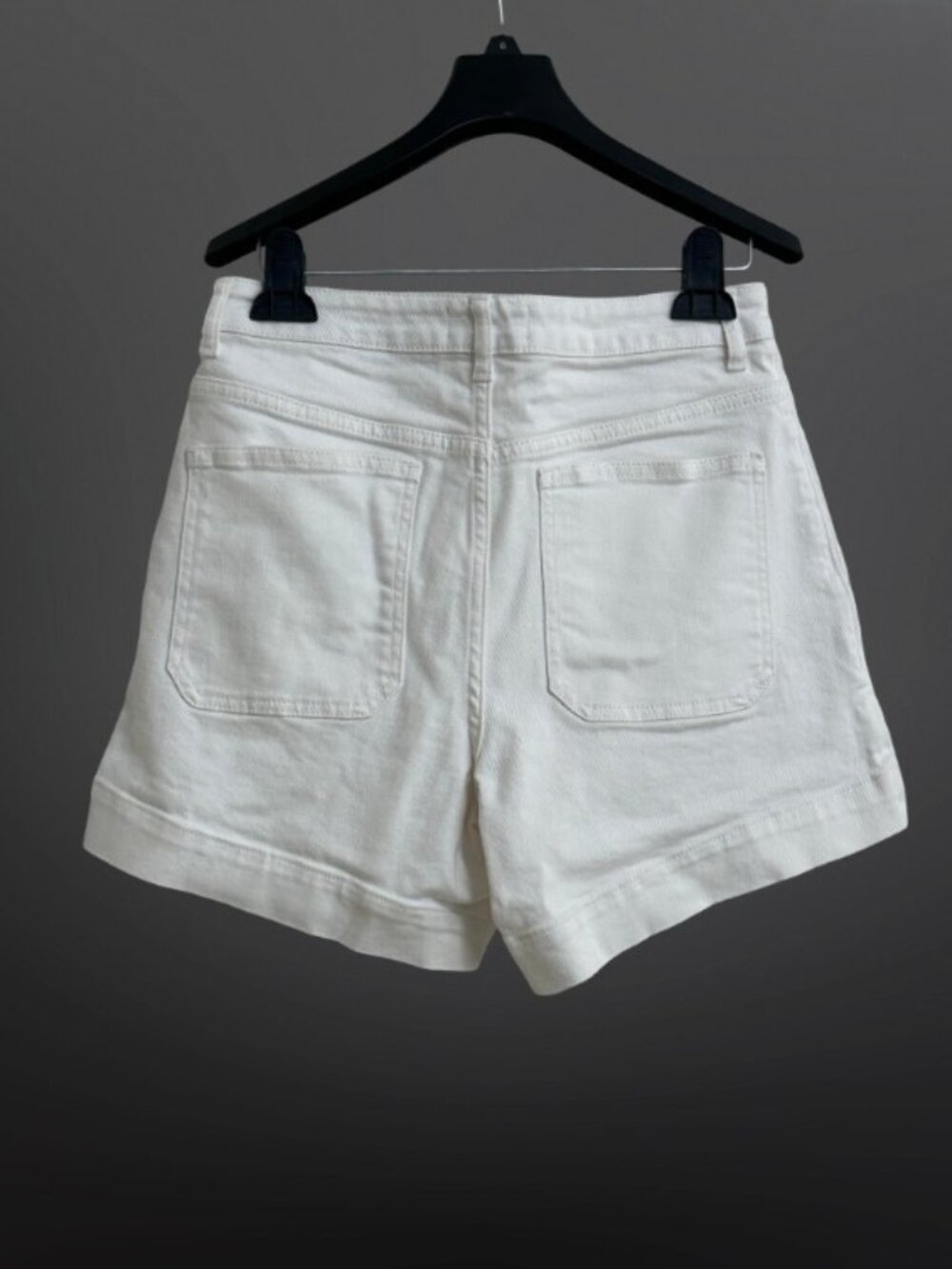 THE WHITE COMPANY NWOT Premium White High Rise Shorts US 6 UK 10 - Picture 6 of 10